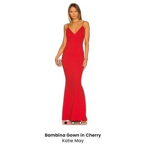 Katie May Bambina gown Cherry Maxi Dress size XS